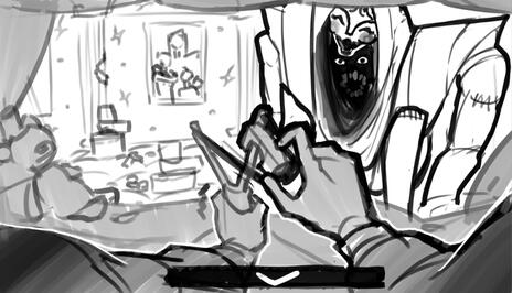 Gameplay loop 2 : First-person horror.